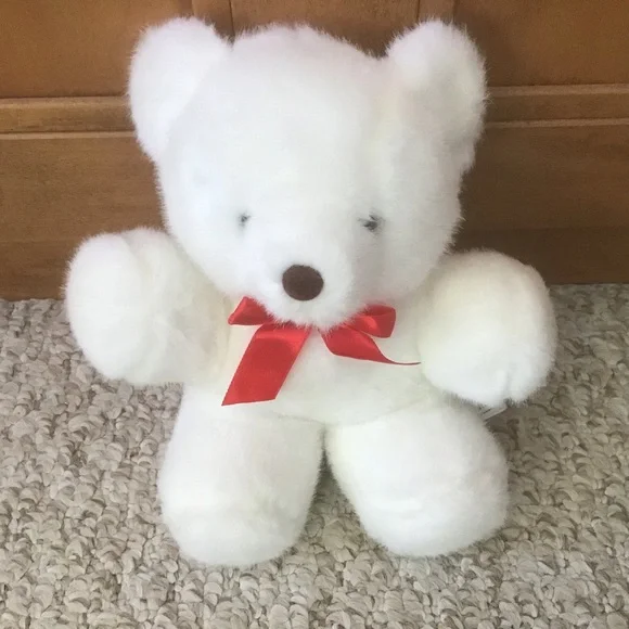 Vintage Ganz White “Honey Bear” 1996 - Picture 1 of 3